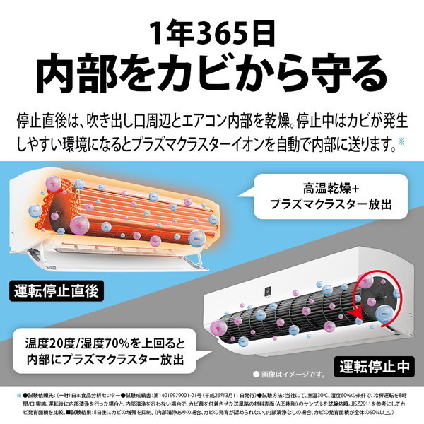 SHARP AY-R22H-W ホワイト系 R-Hシリーズ [エアコン (主に6畳用) 2023