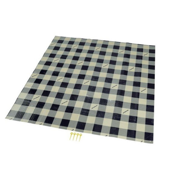 CAPTAIN STAG UB-3062 �N�b�V�������W���[�V�[�g180×180cm(�M���K���`�F�b�N) �s��4�{�t