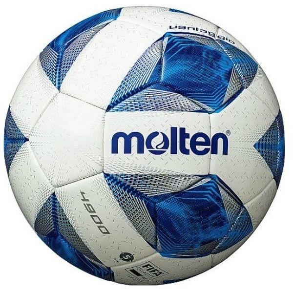モルテン F5A4900 ホワイト×ブルー [サッカーボール 国際公認球 検定球5号 ヴァンタッジオ4900]