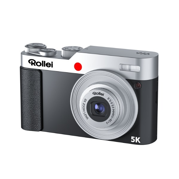 keian KDCR500-BK �u���b�N Rollei HYBRID 8X ZOOM CAMERA [�R���p�N�g�f�W�^���J���� (6400����f)]