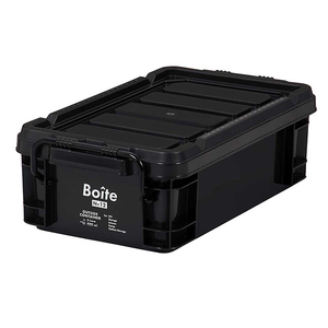 ベストコ MA-4092 コンテナボックス 収納 S ロー 4L ブラック Boite