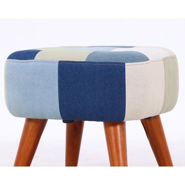 不二貿易 44340 パッチワークスツール デイジー デニム | 激安の新品