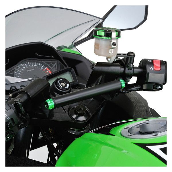 デイトナ D17867 Ninja250/250R専用 マルチバーホルダー ライム