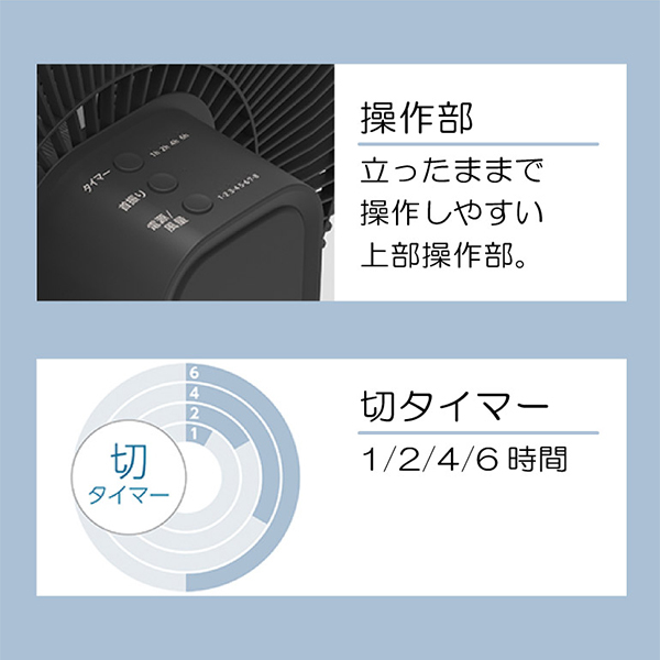 コイズミ KLF-3013/W ホワイト [リビング扇風機 (DCモーター搭載