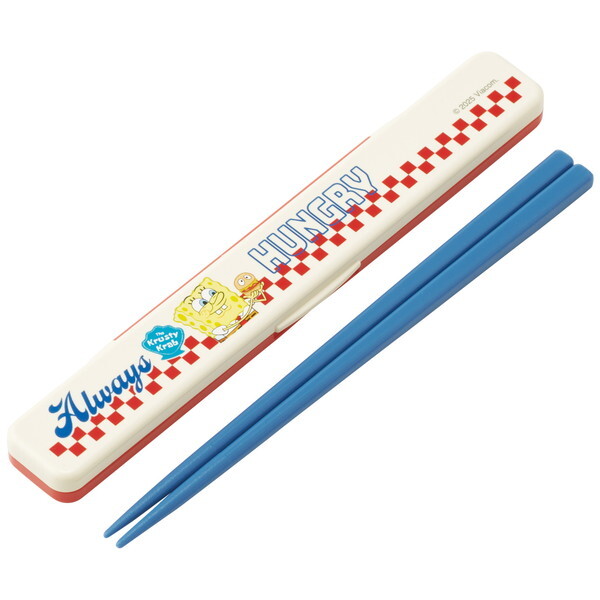 スケーター ABC3 スポンジ・ボブ hungry 箸 箸箱 セット 18cm 大人用