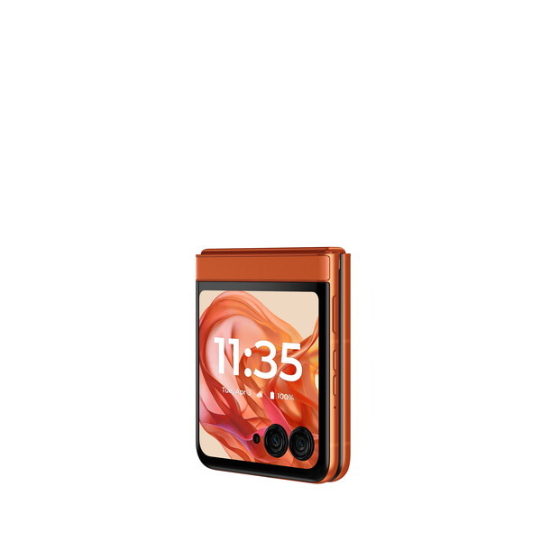 【美品】motorola razr 50 simフリー  スプリッツオレンジ MOTOROLA motorola razr 50 SIMフリー [スプリッツオレンジ