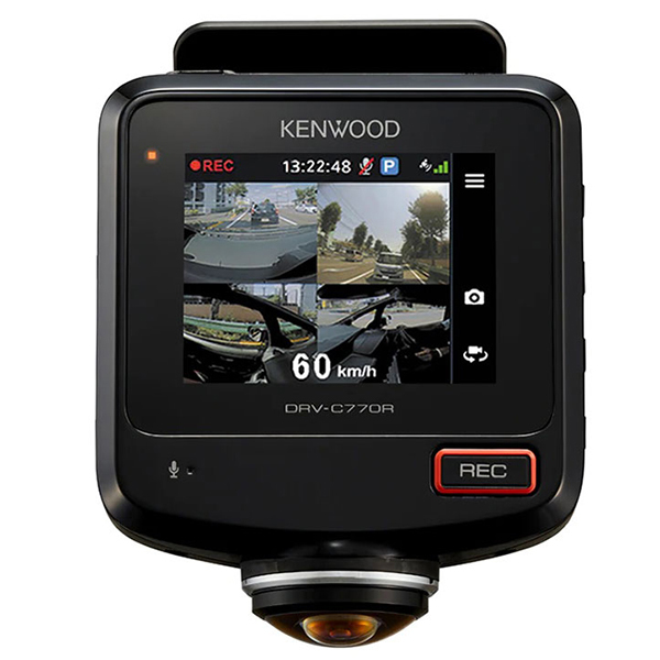 KENWOOD DRV-C770R [360°撮影対応2カメラドライブレコーダー] | 激安の