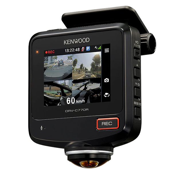 KENWOOD DRV-C770R [360°撮影対応2カメラドライブレコーダー] | 激安の 