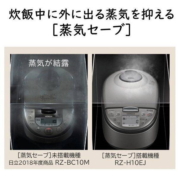 新品?正規品 RZ-H10EJ-R 日立 メタリックレッド 圧力IH炊飯器 5.5合