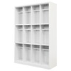【法人限定】 Netforce FSB12L-43-W ホワイト [シューズボックス 12人用 4列3段 オープンタイプ 長靴対応 (幅1000mm)]