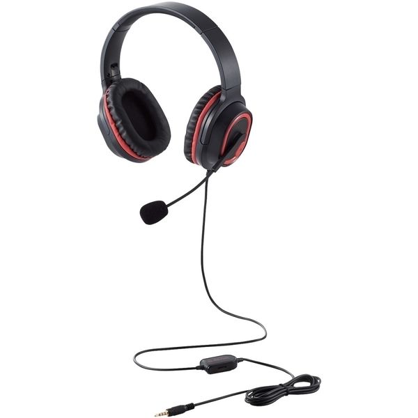 ELECOM HS-G30BK �u���b�N [�Q�[�~���O�w�b�h�Z�b�g/HS-G30/�I�[�o�[�w�b�h]