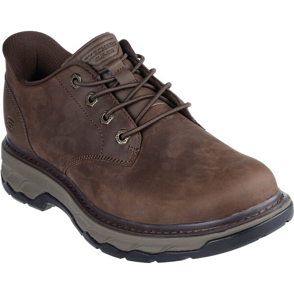 SKECHERS スケッチャーズ ウォーキングシューズ LOCKETT-GUSTAV ブラウン 25.5cm 205307 COC
