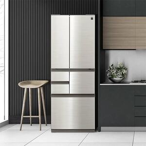 SHARP SJ-SF50P-S 502L 冷蔵庫 2025年製造 シャープ 冷蔵庫 502L 観音開き 6ドア 幅68.5cm メガ冷凍室 プラズマ