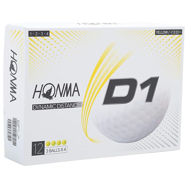 ゴルフボール ホワイト 1ダース 12球入 本間ゴルフ HONMA D1 - その他