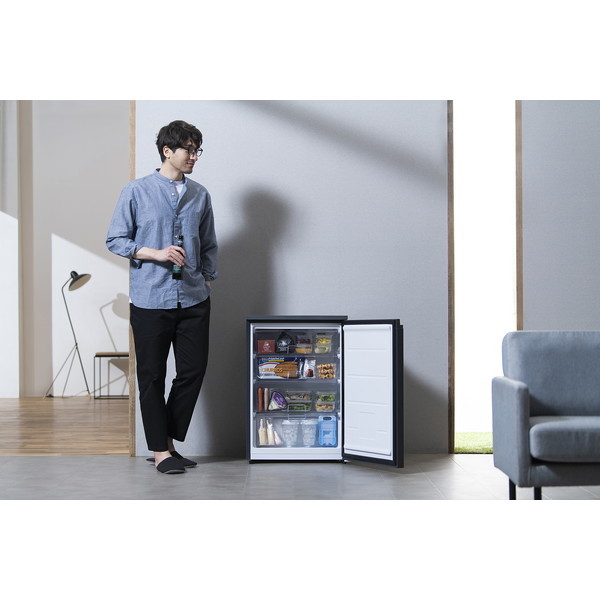 アイリスオーヤマ IUSN-7A-B ブラック [冷凍庫 (66L・右開き)] | 激安