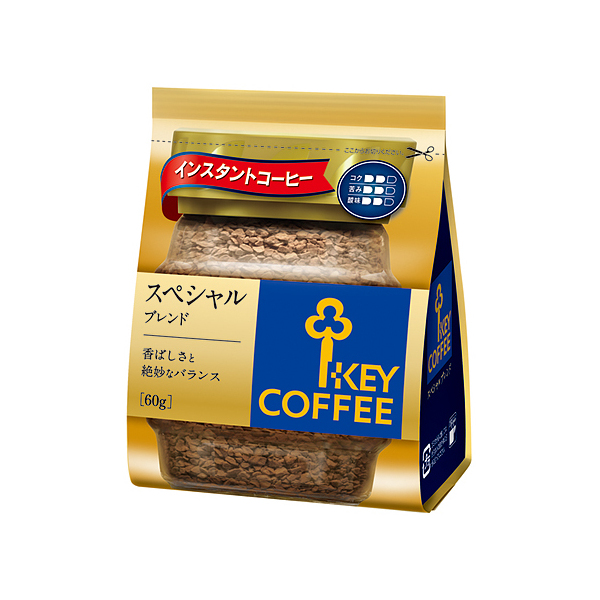 キーコーヒー KEY インスタントスペシャルブレンド 詰替袋 60g ×12