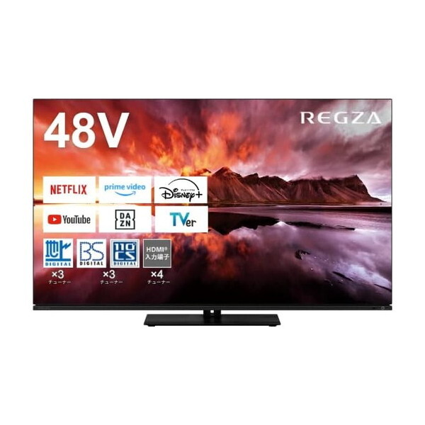 TVS REGZA 48X8900N REGZA X8900N series [48V型 地上・BS・110度CSデジタル 4Kチューナー内蔵 有機EL テレビ] | 激安の新品・型落ち・アウトレット 家電 通販 XPRICE - エクスプライス (旧 PREMOA - プレモア)