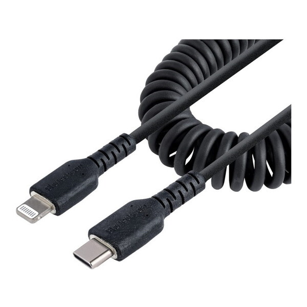 StarTech RUSB2CLT1MBC ubN [ϋvLightning-USB-CP[u (1m RC(Lk)^/A~h@ە⋭/MFiF/iPhone[dP[u/^CvC-Apple(Abv)[d CgjO P[u)]
