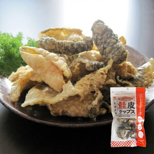 江戸屋 鮭皮チップス 14g