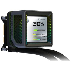 ASRock Steel Legend Dark 360 LCD [水冷CPUクーラー] | 激安の新品