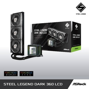 ASRock Steel Legend Dark 360 LCD [水冷CPUクーラー] | 激安の新品