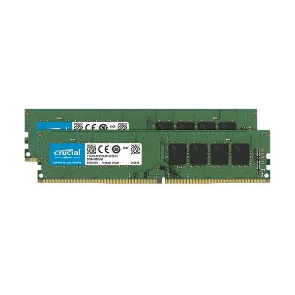 デスクトップメモリー Crucial メモリ  DDR4-2666 8GB×2PCパーツ