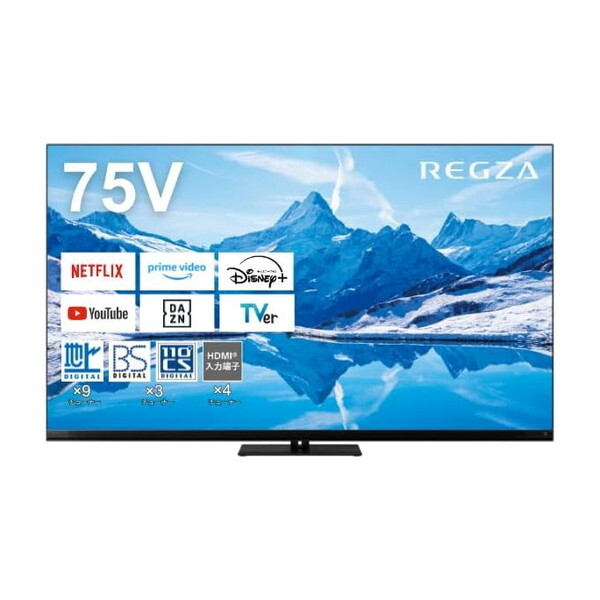 TVS REGZA 75Z870N REGZA Z870N series [75V�^ �n��EBS�E110�xCS�f�W�^�� 4K�`���[�i�[���� �t���e���r]