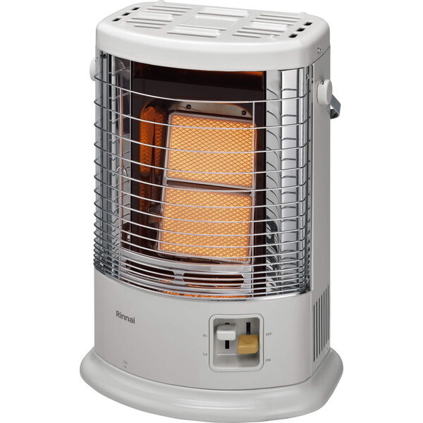Rinnai R-852PMS3(D)-13A グレイッシュホワイト ガス赤外線ストーブ 