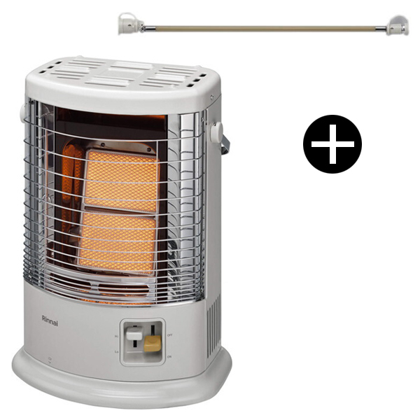 R-852PMS3(D) ガス赤外線ストーブホース付き リンナイ（Rinnai） ガスストーブ R-852PMS3(D) 都市ガス12A/13A用