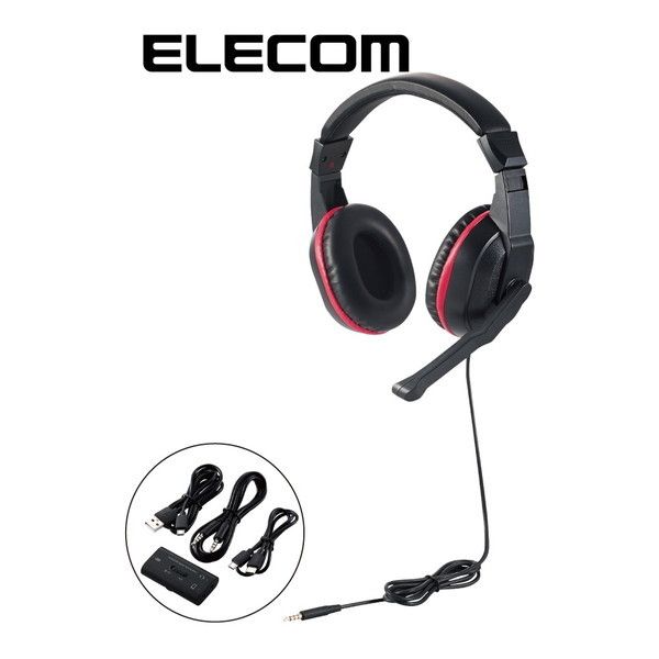 ELECOM HS-GM30MBK BLACK - ヘッドホン