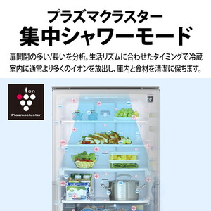 SHARP SJ-XW46P-S カームマットシルバー どっちもドア [冷蔵庫 (455L