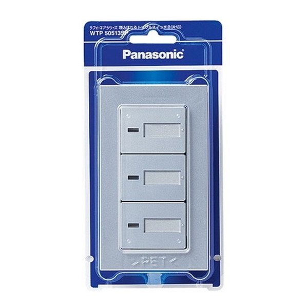 PANASONIC ���t�B�[�l�A�����ق���g���v���X�C�b�`B WTP50513SP [�E�H�[���V���o�[]