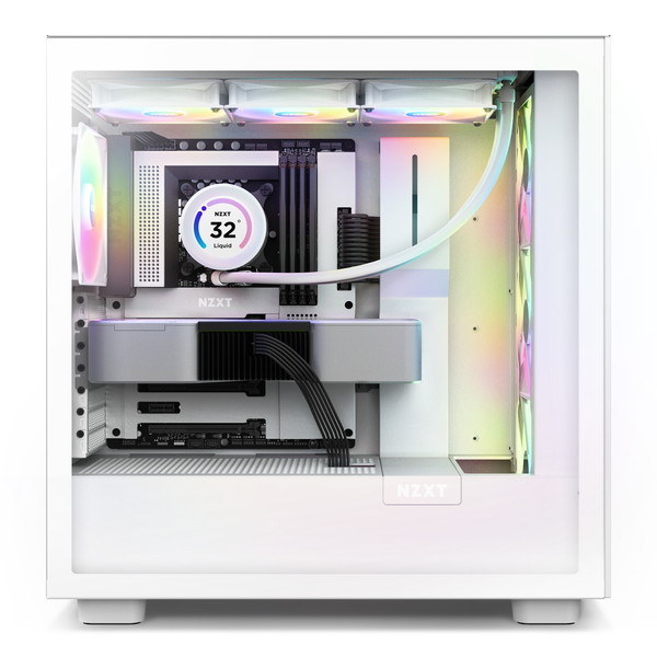 NZXT CM-H71FW-R1 ホワイト H7 Flow RGB [ミドルタワー型PCケース ...