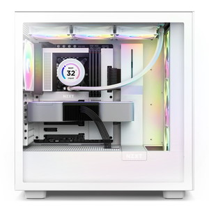 NZXT CM-H71FW-R1 ホワイト H7 Flow RGB [ミドルタワー型PCケース