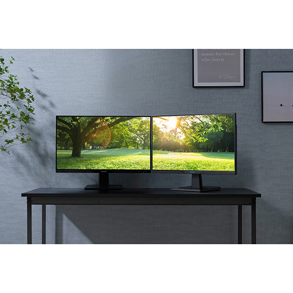 アイリスオーヤマ DC-AF233S-B ブラック [液晶ディスプレイ 23.8型