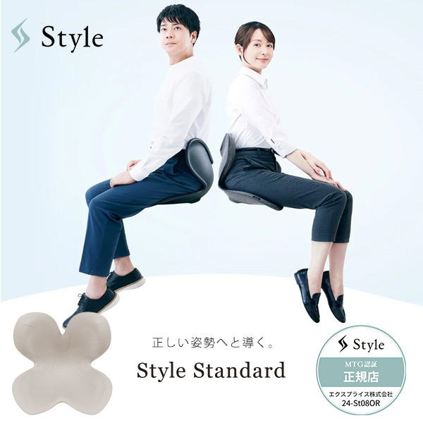 MTG YS-AQ14A ウォームグレー Style Standard [姿勢サポートチェア]