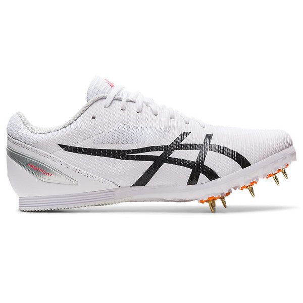 アシックス 陸上スパイク HEATFLAT 12 WHITE/BLACK 1093A195 100