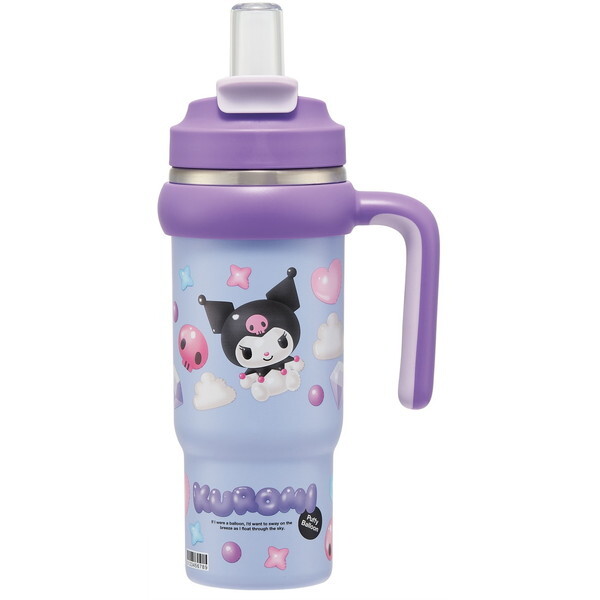 スケーター STSTB9 クロミ ぷっくりバルーン ストロータンブラー 830ml
