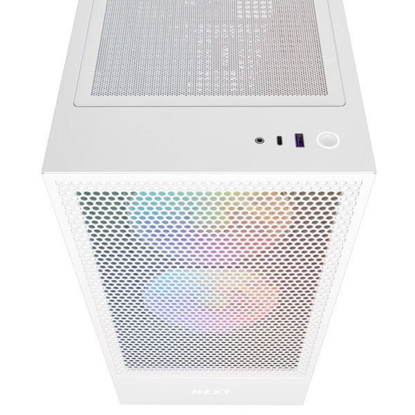 NZXT CC-H51FW-R1 ホワイト H5 Flow RGB [ミドルタワー型PC