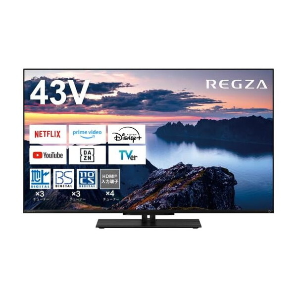 TVS REGZA 43Z670N REGZA Z670N series [43V型 地上・BS・110度CSデジタル 4Kチューナー内蔵 液晶テレビ]  | 激安の新品・型落ち・アウトレット 家電 通販 XPRICE - エクスプライス (旧 PREMOA - プレモア)