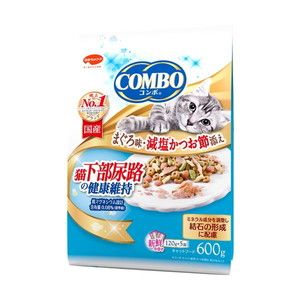 日本ペットフード コンボ 猫下部尿路の健康維持 まぐろ味・減塩かつお節添え 600g (120g×5袋入) 激安の新品・型落ち・アウトレット 家電  通販 XPRICE エクスプライス (旧 PREMOA プレモア)