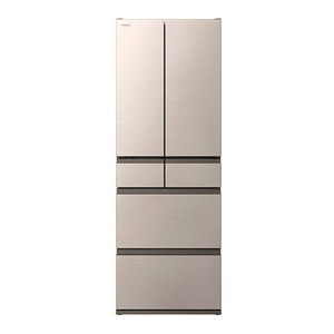 日立 R-HWC54T(N) ライトゴールド [冷蔵庫 (540L・フレンチドア