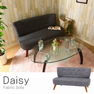 不二貿易　デイジー　2人掛けソファ　ブラウン Amazon｜不二貿易 ソファ 2人掛け 幅123×奥行67×高さ68cm パッチワーク