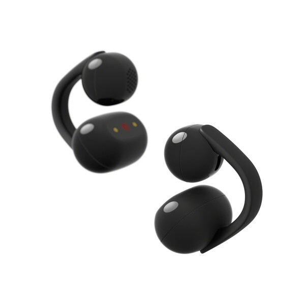 SONY WF-LC900 (B) �u���b�N LinkBuds Clip [�C���[�J�t�^���S���C�����X�C���z�� (Bluetooth�Ή�)]