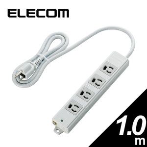 ELECOM T-KF01-2630BK 回転機能タップ 6個口(内3ピン1) 3m ブラック