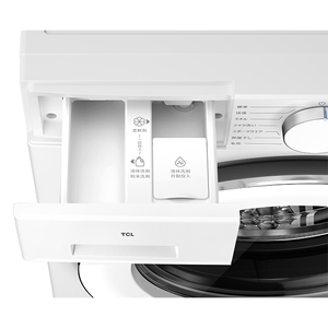 TCL TW-DVK10A ホワイト [ドラム式洗濯乾燥機(洗濯10kg/乾燥5kg) 左