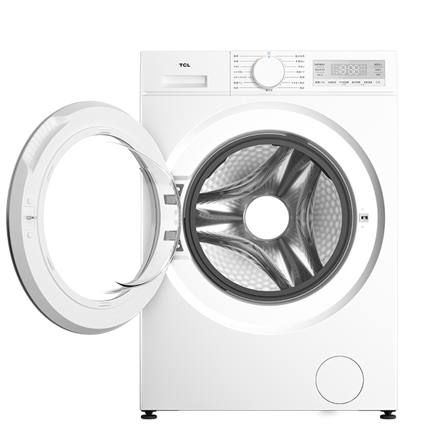 TCL TW-DVK10A ホワイト [ドラム式洗濯乾燥機(洗濯10kg/乾燥5kg) 左