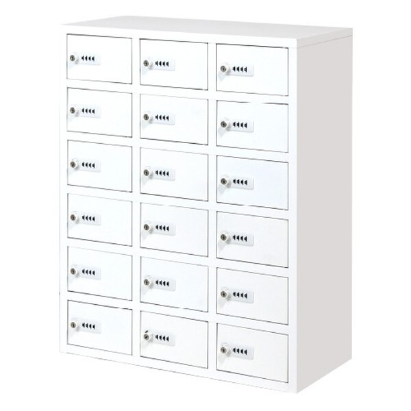 Netforce NSAFE-36-W-WH �z���C�g [�M�d�i���b�J�[ 3��6�i 18�l�p �_�C������ (��590mm)]