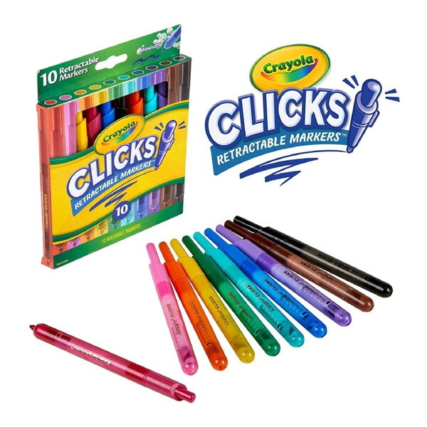 Crayola Clicks Retractable Markers 588370
