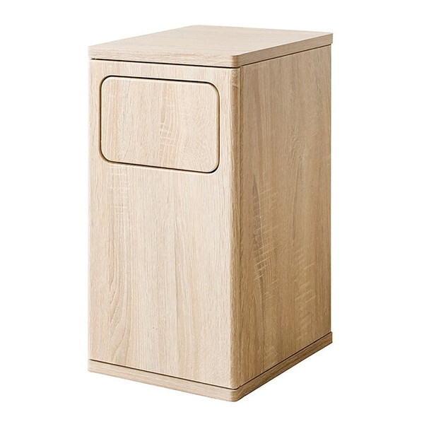 ウッド　ダストボックス 700×400 内ゴミ箱付45ℓ ゴミ箱　木目　レトロ PUSH】ウッドダストボックス 700×400 インナーゴミ箱付45ℓゴミ袋